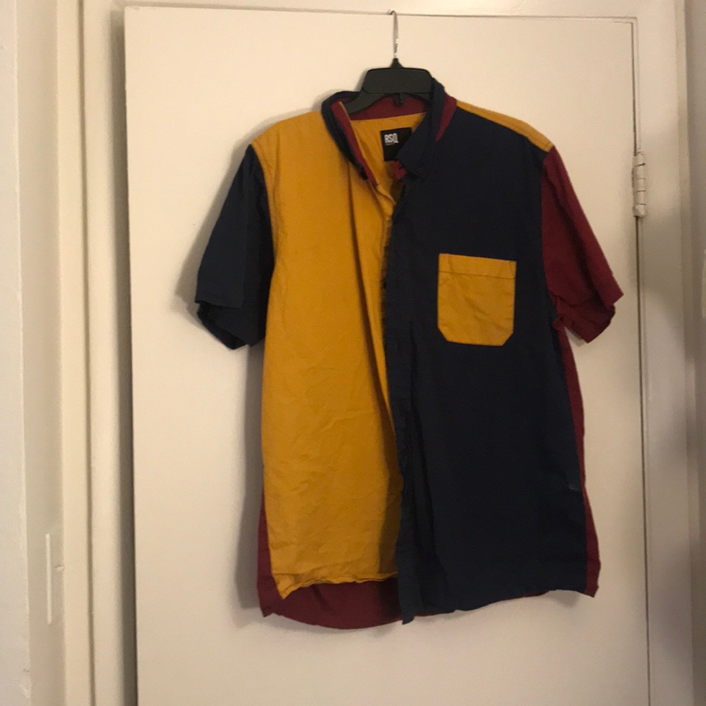 Multi color button up